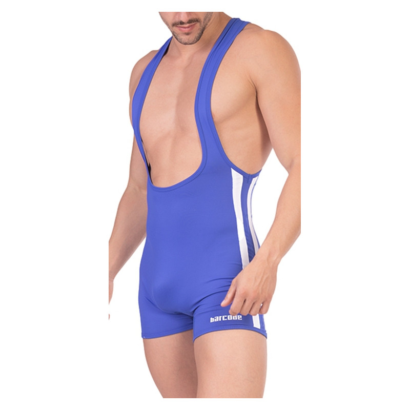 Barcode Berlin Singlet Backless DASTIN Bleu